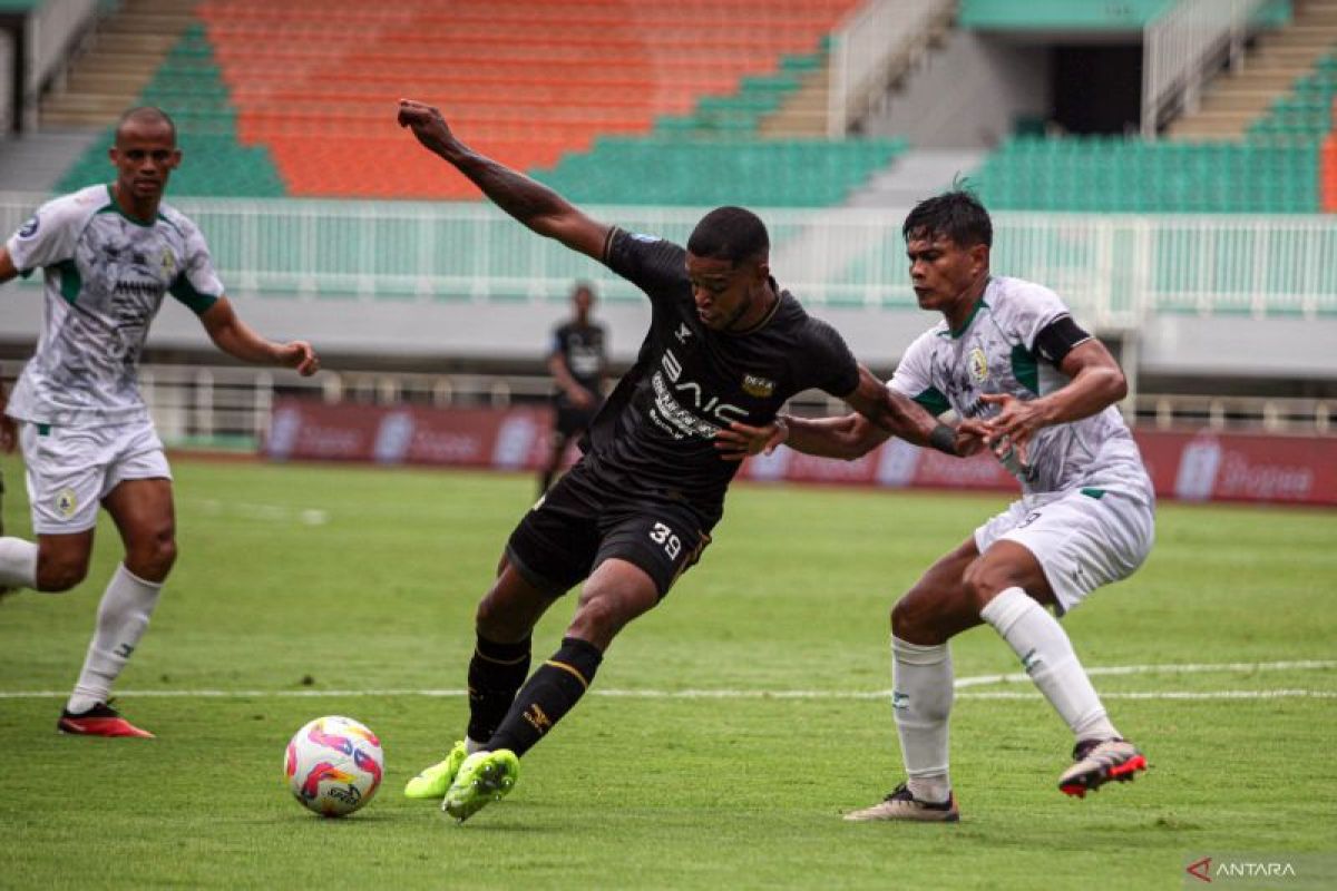 Dewa United menang tipis 2-1 atas PSS Sleman