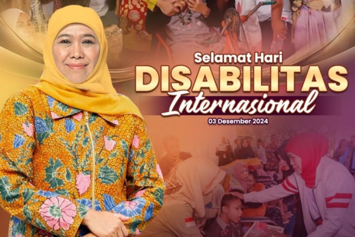 Khofifah dorong penyandang disabilitas jadi pilar utama pembangunan inklusif