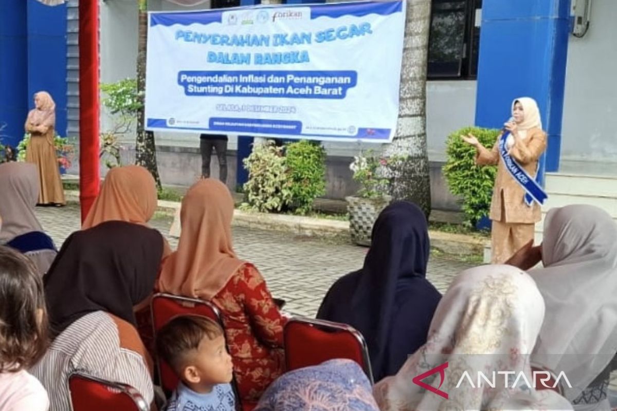 Forikan bagi satu ton ikan segar bagi masyarakat Aceh Barat