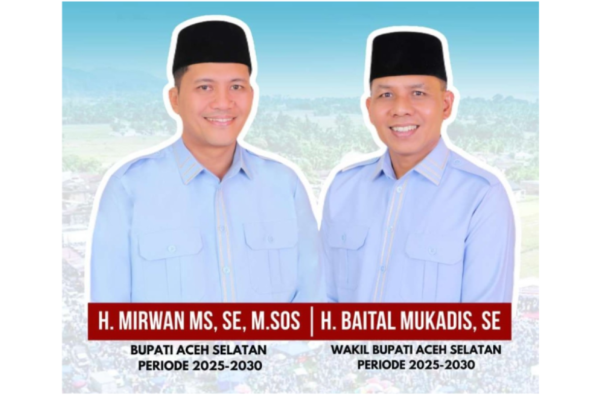 Mirwan dan Baital Mukadis raih suara tertinggi hasil real count KPU di Pilkada Aceh 2024