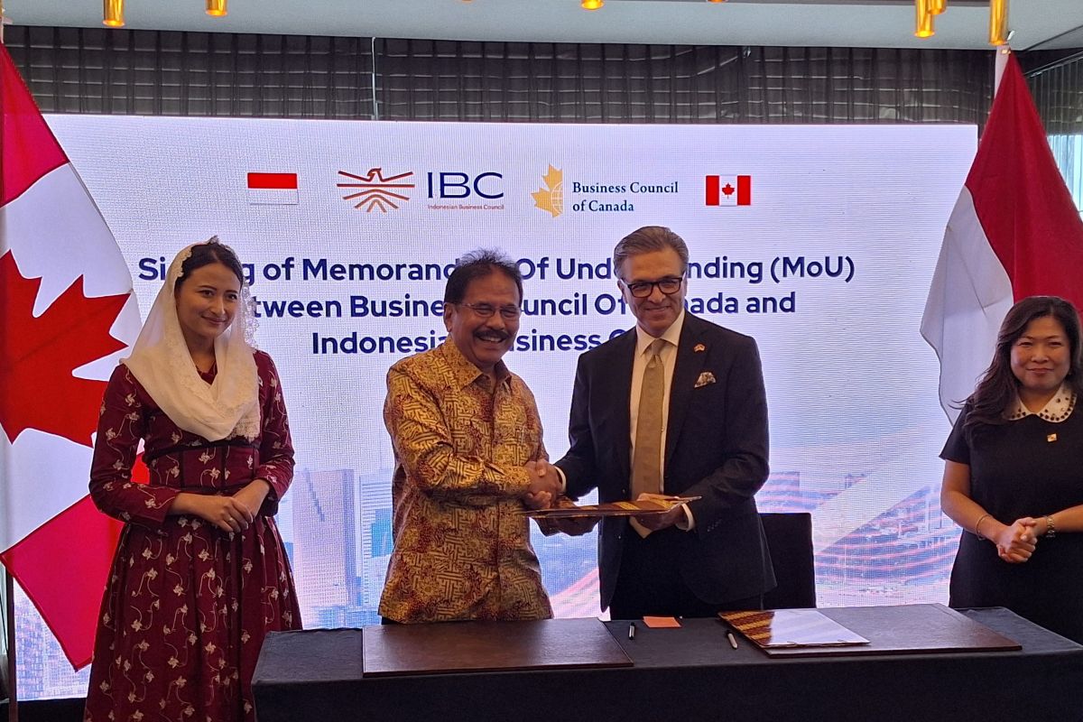 Dewan Bisnis RI dan Kanada tandatangani MoU untuk meningkatkan kerjasama