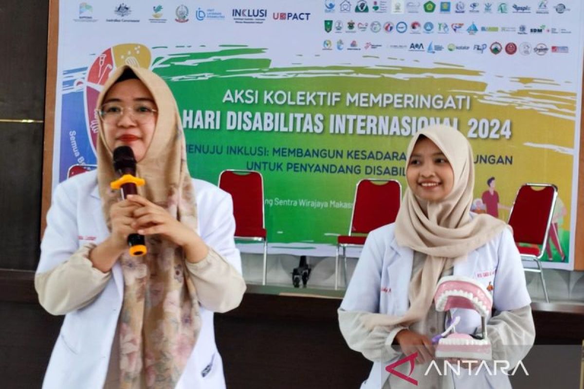 RSGMP Unhas gelar pemeriksaan gigi gratis di Hari Disabilitas Internasional