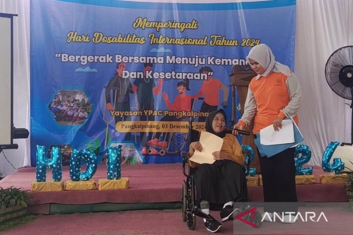 YPAC Pangkalpinang gelar pentas seni di Hari Disabilitas Internasional