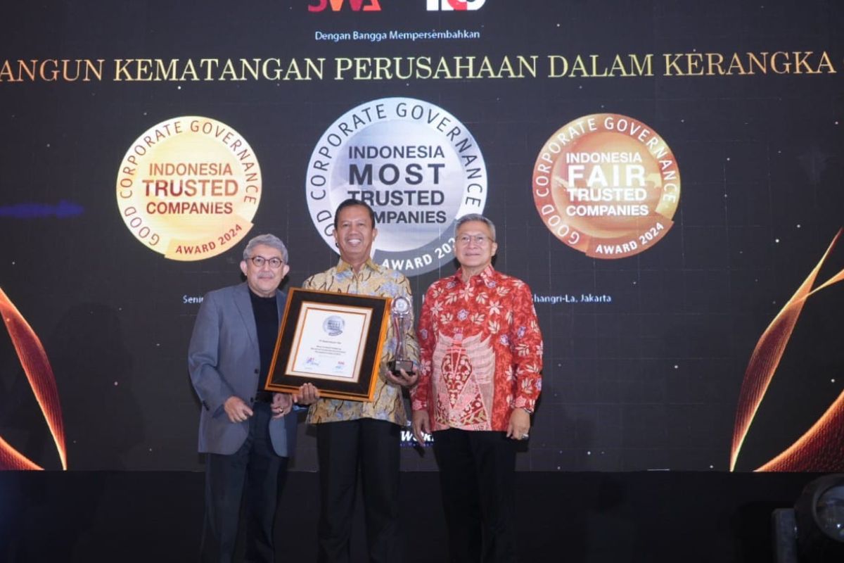 PT Bukit Asam Tbk berhasil pertahankan predikat Indonesia Most Trusted Company