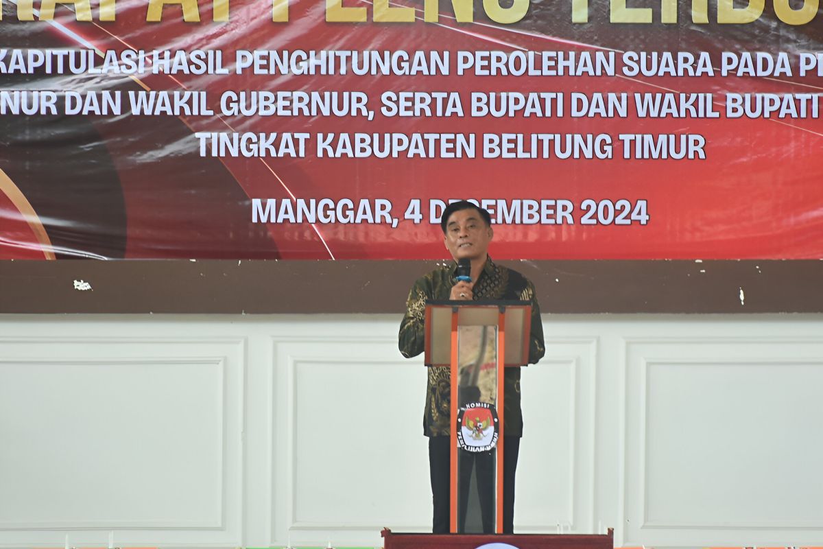 Partisipasi pemilih warga Beltim tertinggi se-Babel