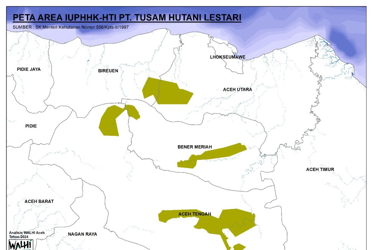 Walhi tagih realisasi 20 ribu hektare lahan Prabowo untuk konservasi gajah di Aceh