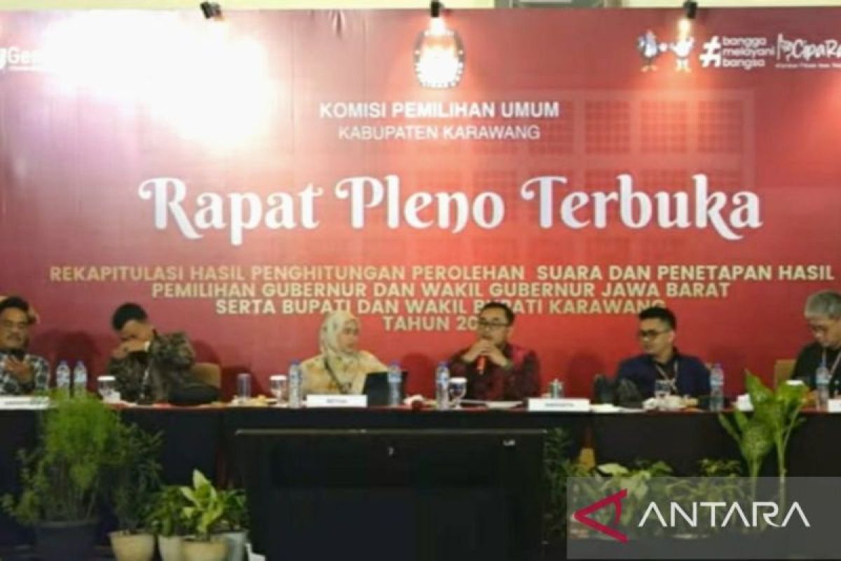 KPU Karawang tetapkan Aep-Maslani raih suara terbanyak Pilkada 2024