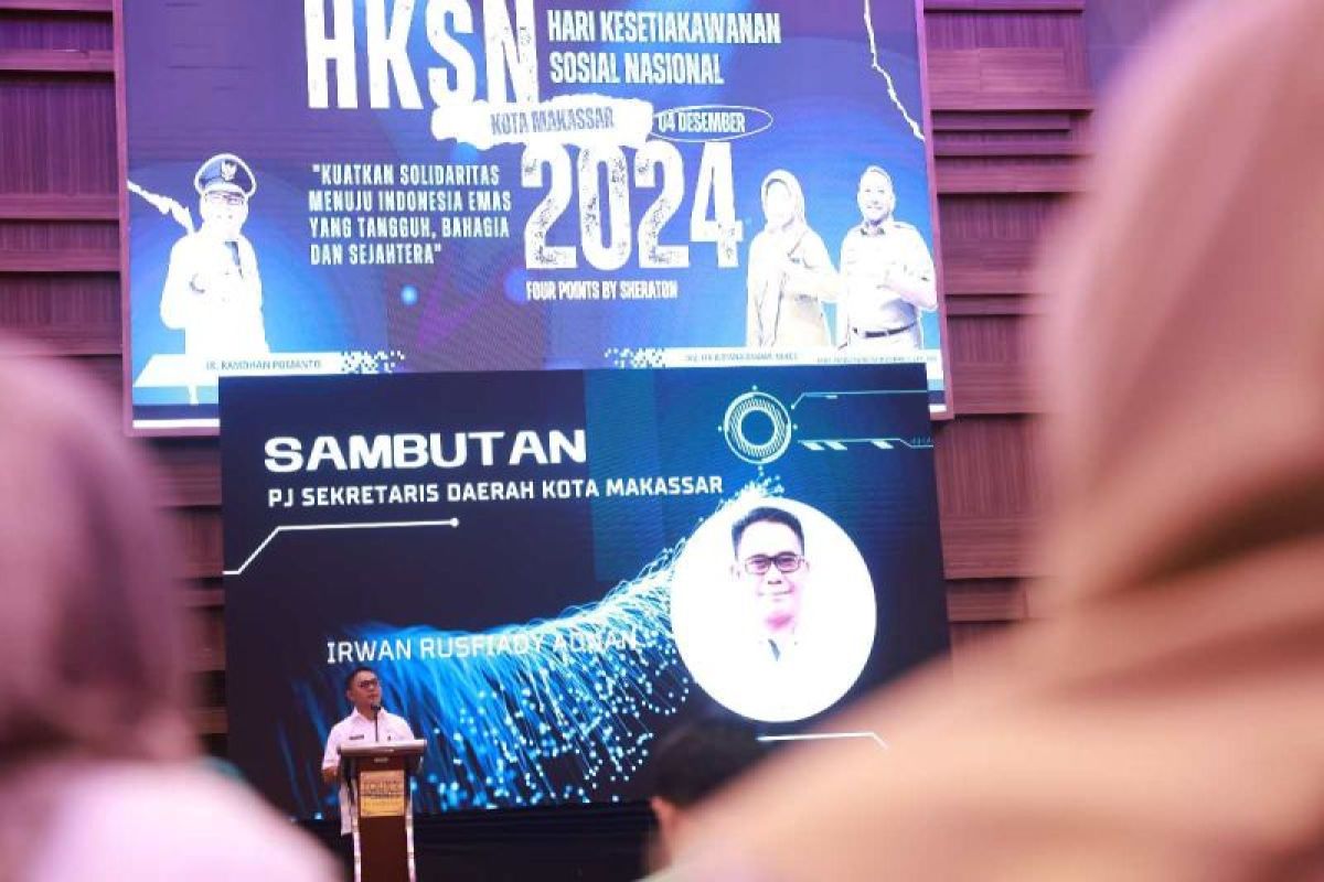 Sekda Makassar : Peringatan HKSN jadi momentum perkuat kepedulian sosial