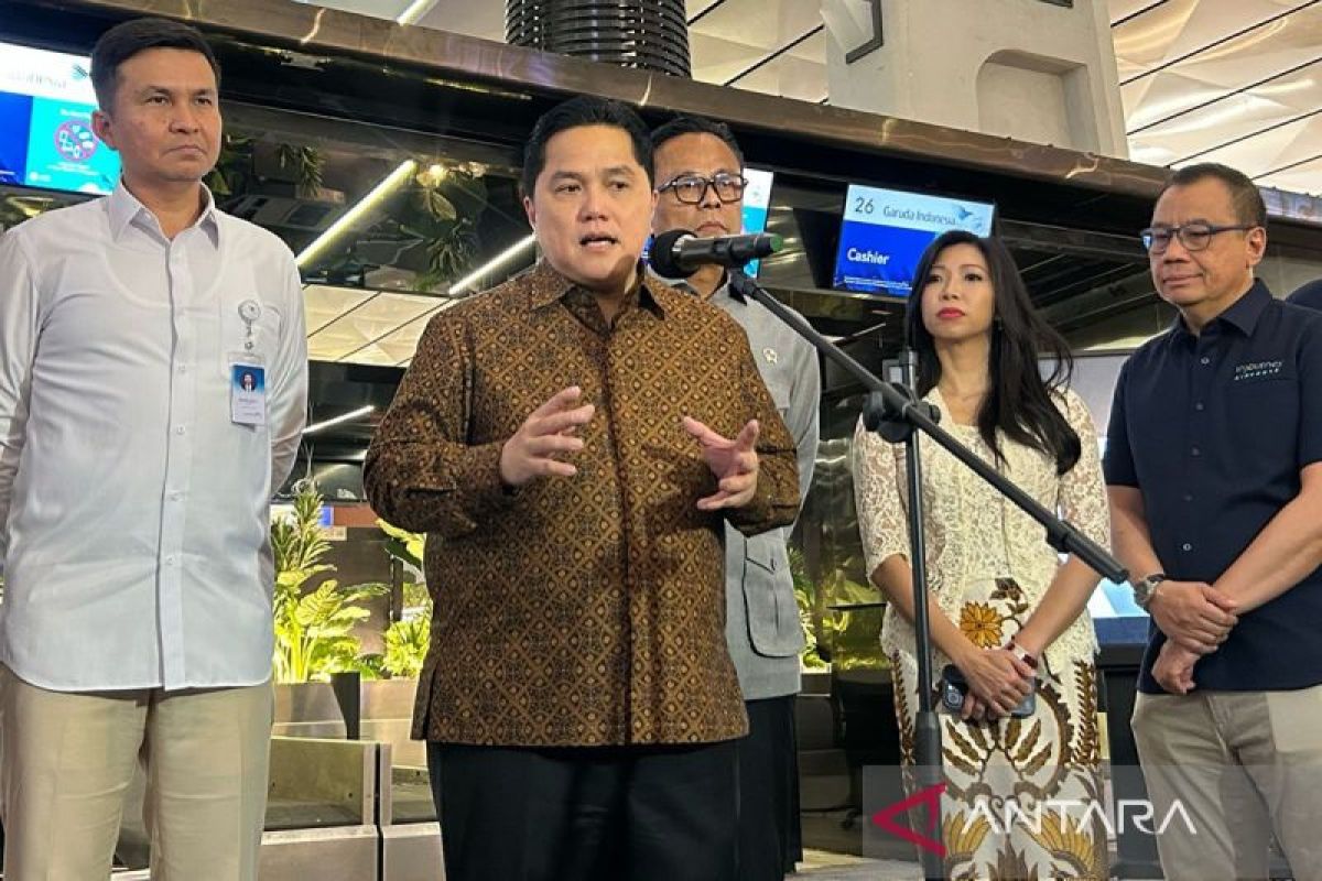 Menteri BUMN pastikan harga tiket pesawat sudah turun