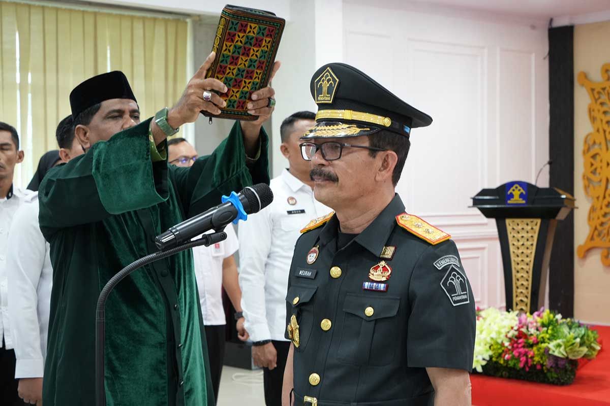 Menkum lantik pimti pratama, Meurah Budiman jabat Kakanwil Kemenkum Aceh