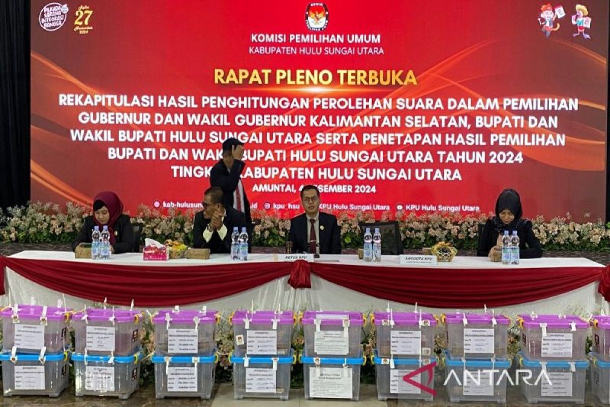 KPU gelar rapat pleno hasil perolehan suara