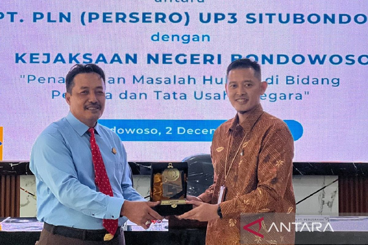 PLN-Kejari Bondowoso teken MoU hukum perdata dan tata usaha negara