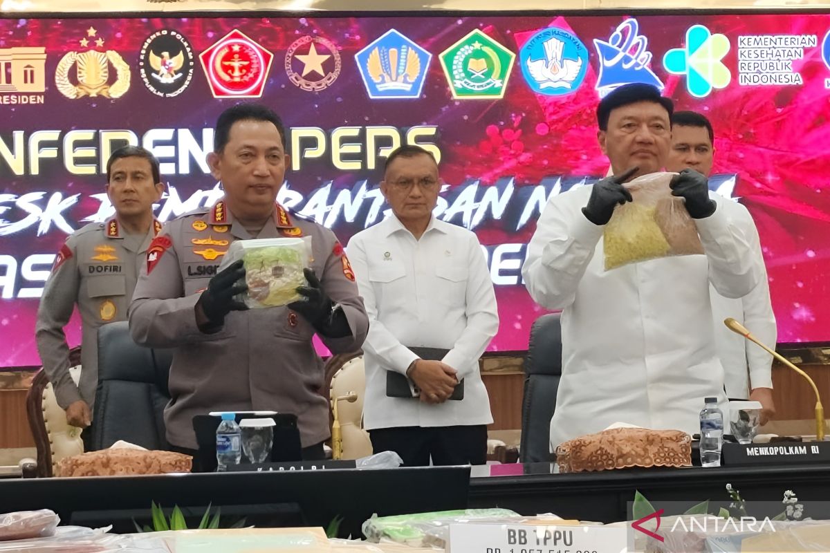 Polri tangkap ribuan tersangka narkoba dalam sebulan