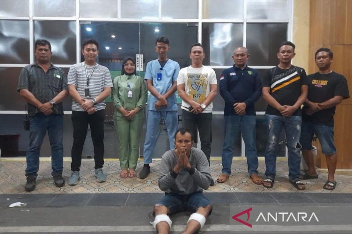 Polsek Medan Baru tembak kedua kaki pelaku curanmor di Jalan Gatot Subroto