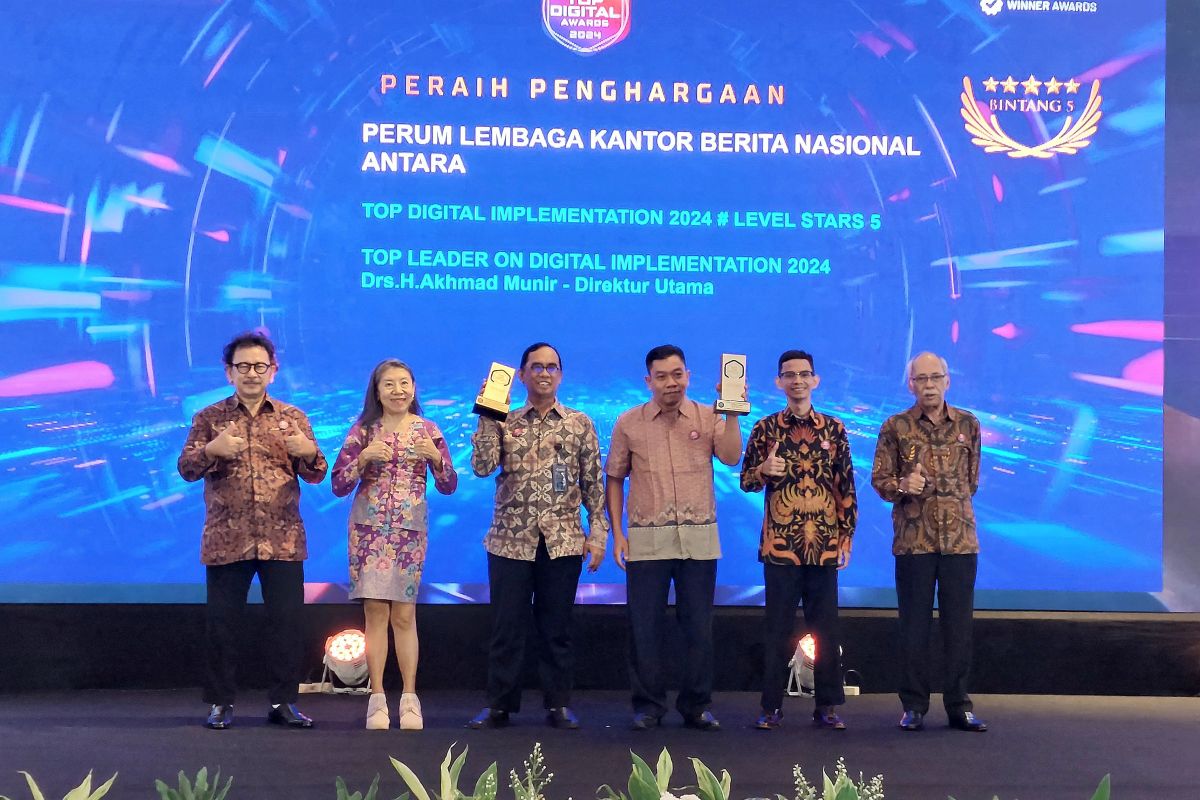 ANTARA raih dua penghargaan bergengsi implementasi digital