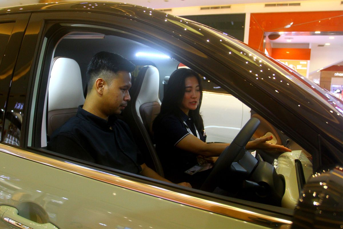 Wuling gelar pameran mobil listrik dan konvensional  di Palembang