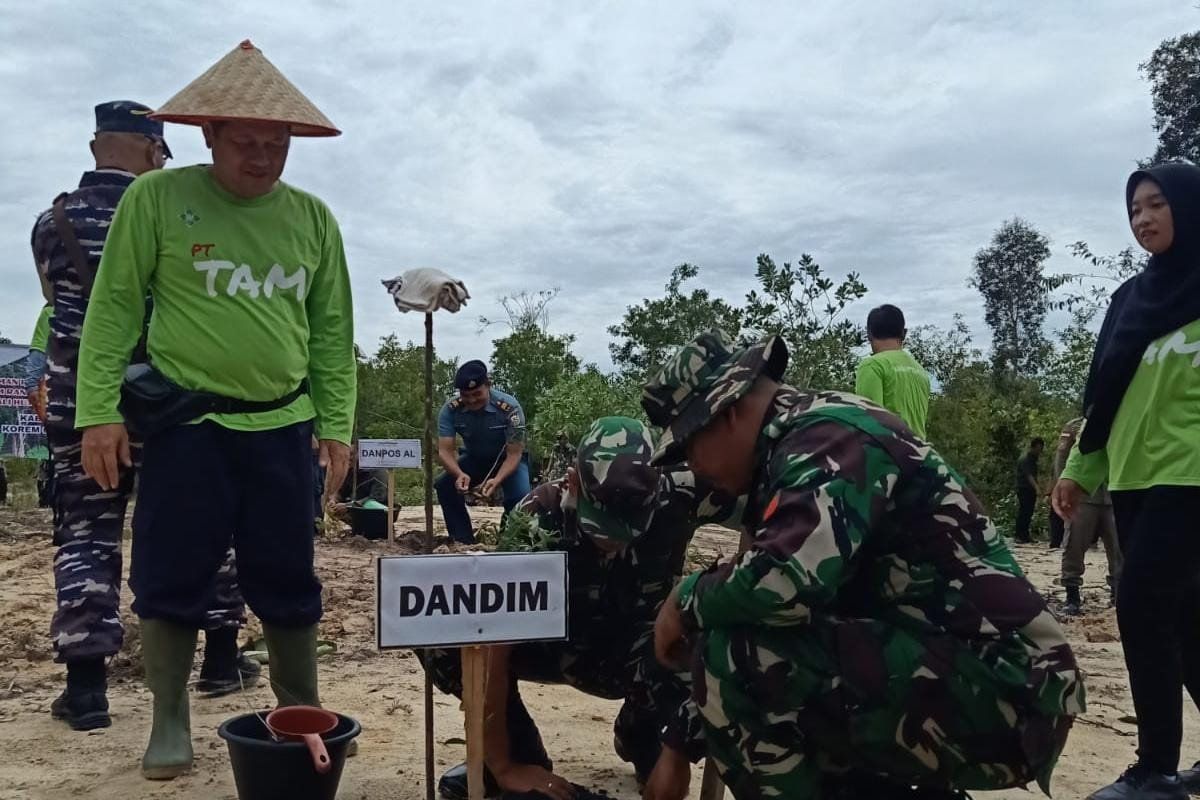 Kodim 0432 Bangka Selatan rehabilitasi 35 hektare lahan kritis di Desa Tiram