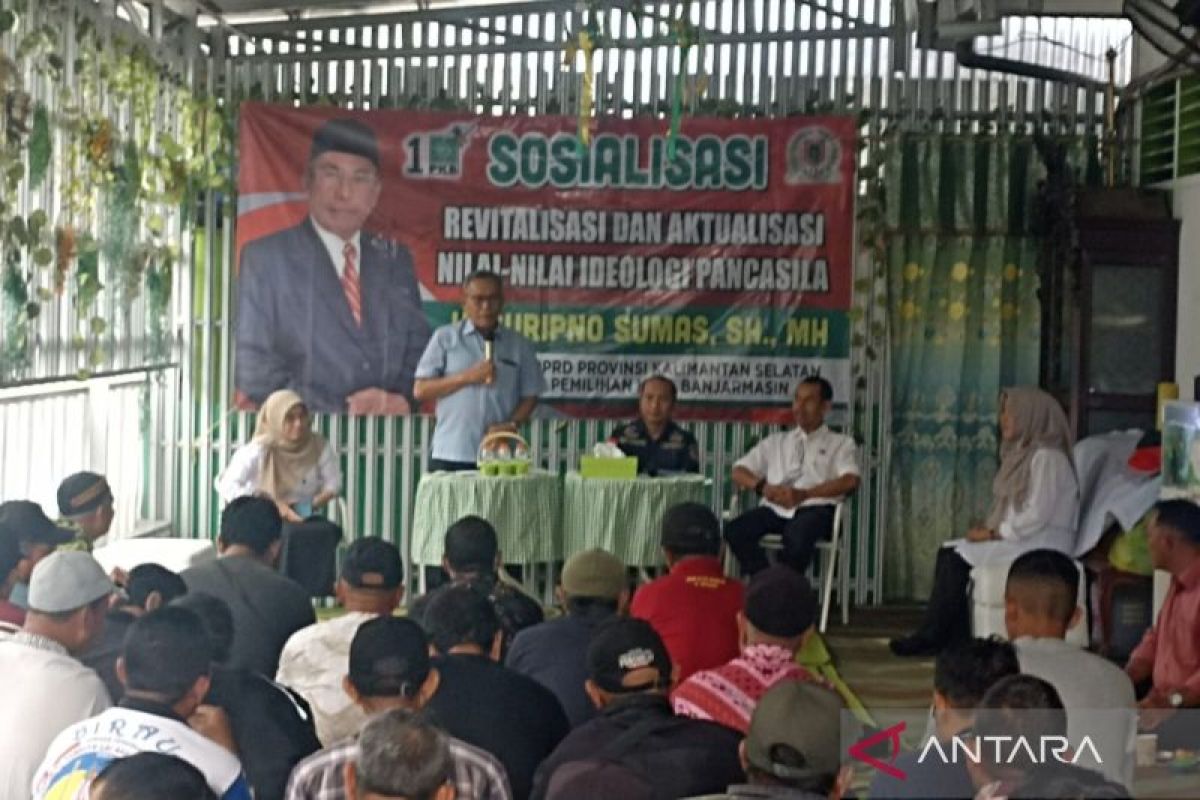 Anggota DPRD Kalsel Suripno fokus Sosrev sila kelima Pancasila