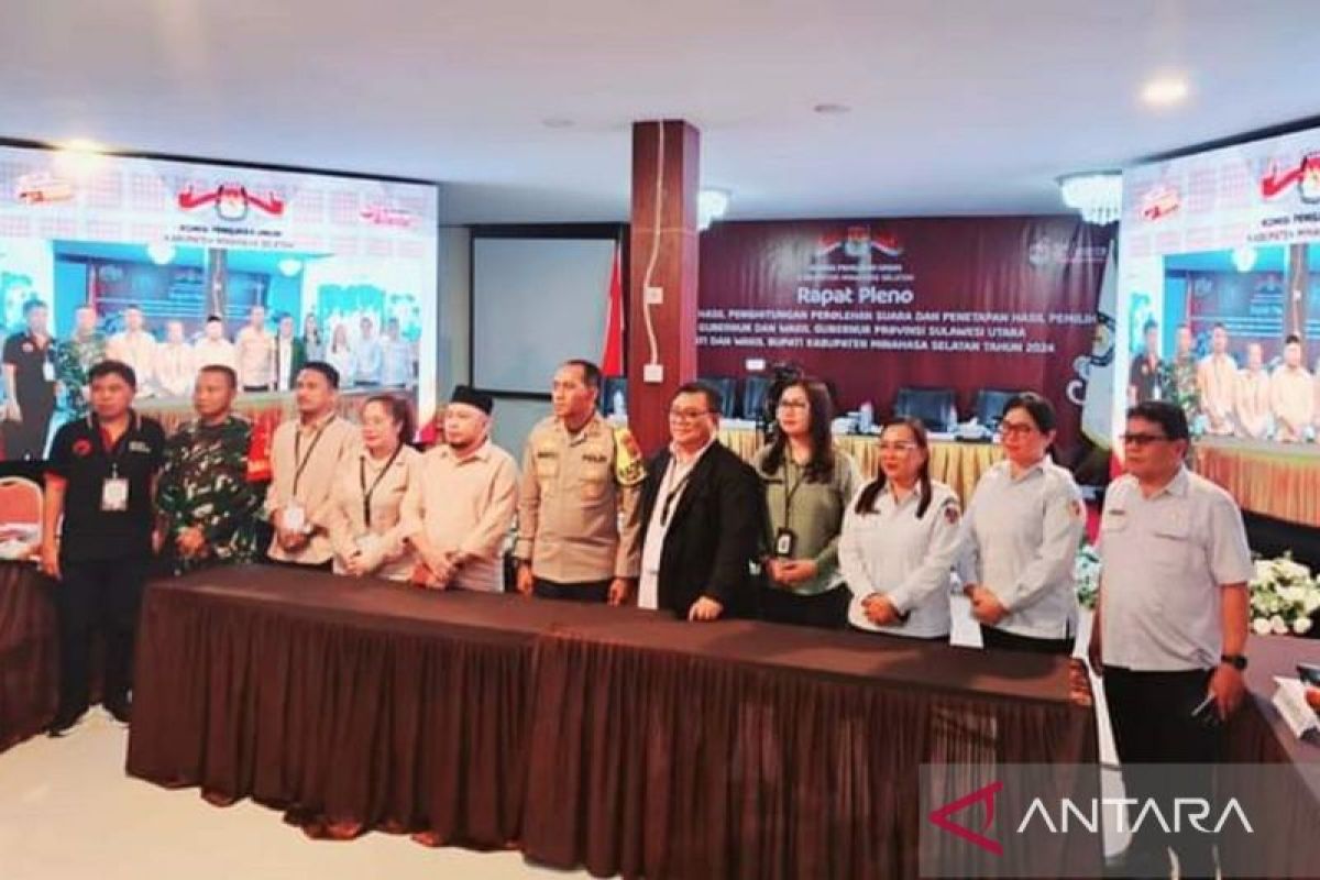 Pemkab Minsel apresiasi pleno rekapitulasi suara Pilkada 2024 berlangsung sukses