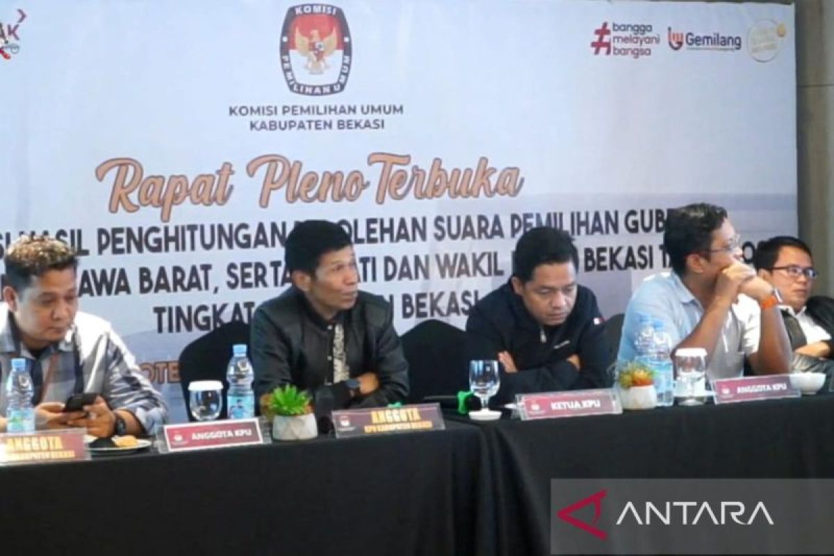 Pasangan Ade-Asep raih suara terbanyak Pilkada 2024 Kabupaten Bekasi