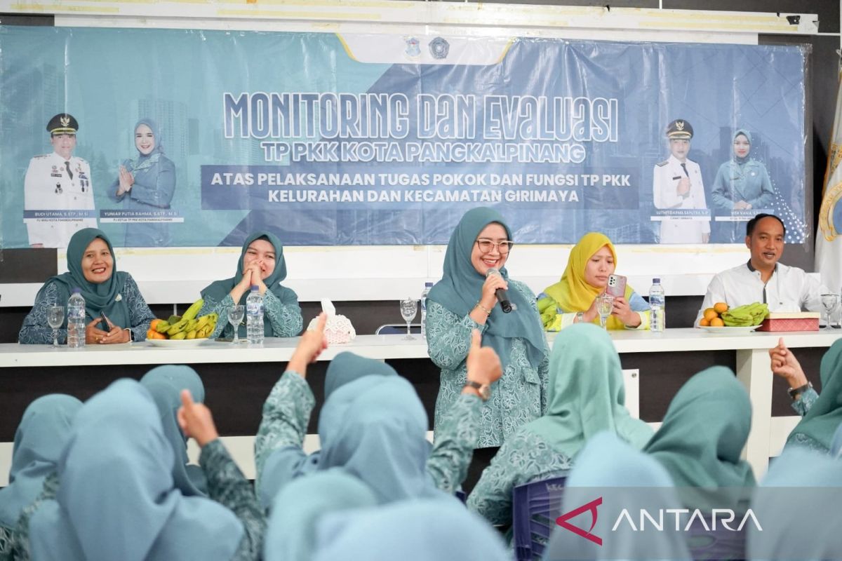 Sukses monitoring dan evaluasi di 7 kecamatan, TP PKK Pangkalpinang dorong perbaikan administrasi