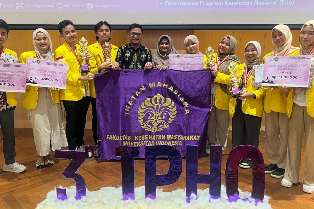 Mahasiswa UI raih 5 juara pada 3rd Indonesian Public Health Olympiad 2024