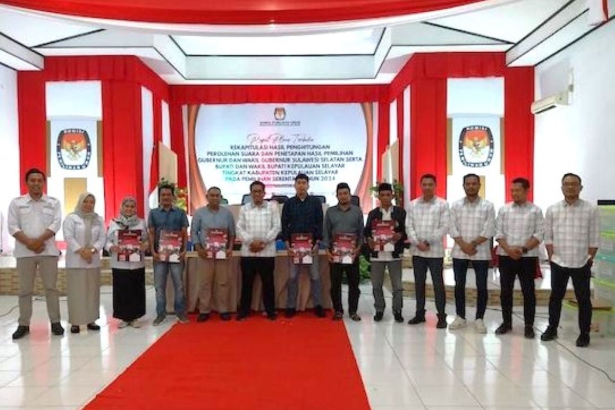 KPU Selayar rampungkan rekapitulasi hasil penghitungan suara pilkada