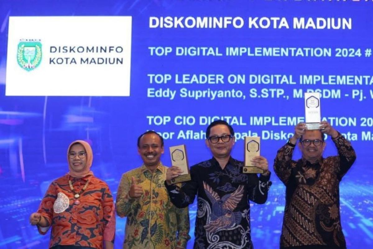 Kota Madiun raih tiga penghargaan dalam ajang Top Digital Awards 2024