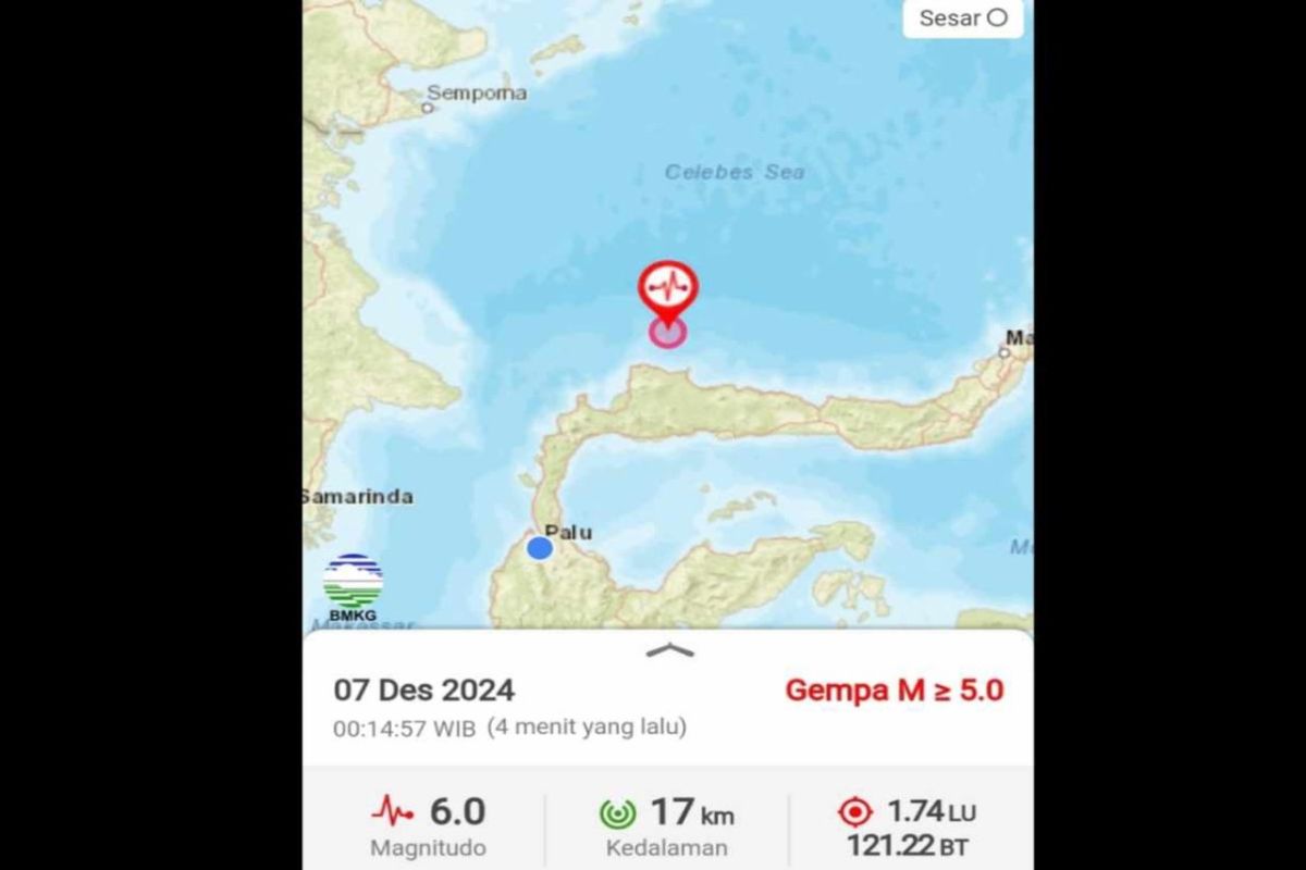 BMKG sebutkan tidak ada gempa susulan signifikan di Kabupaten Buol