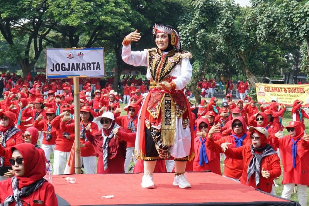 Ribuan peserta hadiri senam tera di Kediri