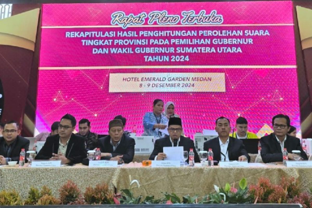 Gubernur/wakil gubernur Sumut terpilih segera diumumkan, berikut penjelasan KPU