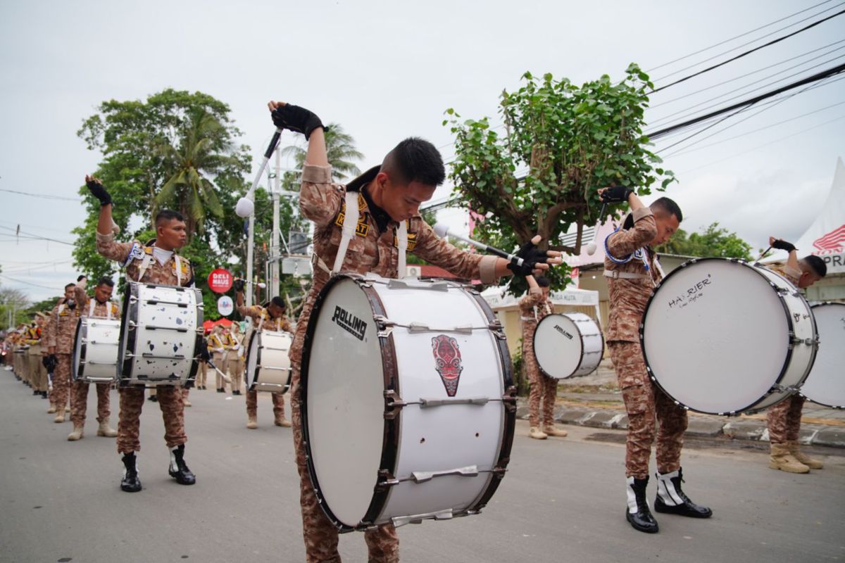 Drumband IPDN meriahkan Mandalika Festival of Speed di Mandalika Lombok