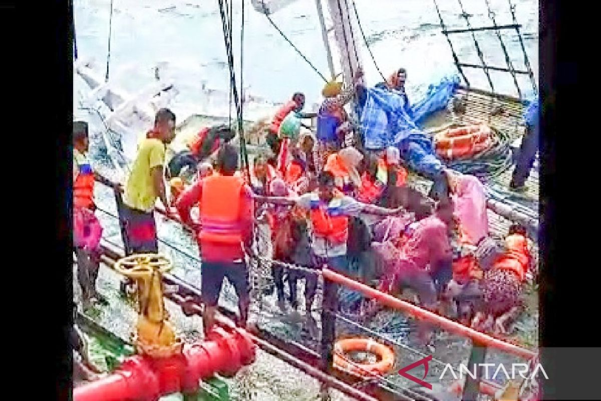 Kapal tenggelam di perairan Madura-Situbondo 49 orang selamat