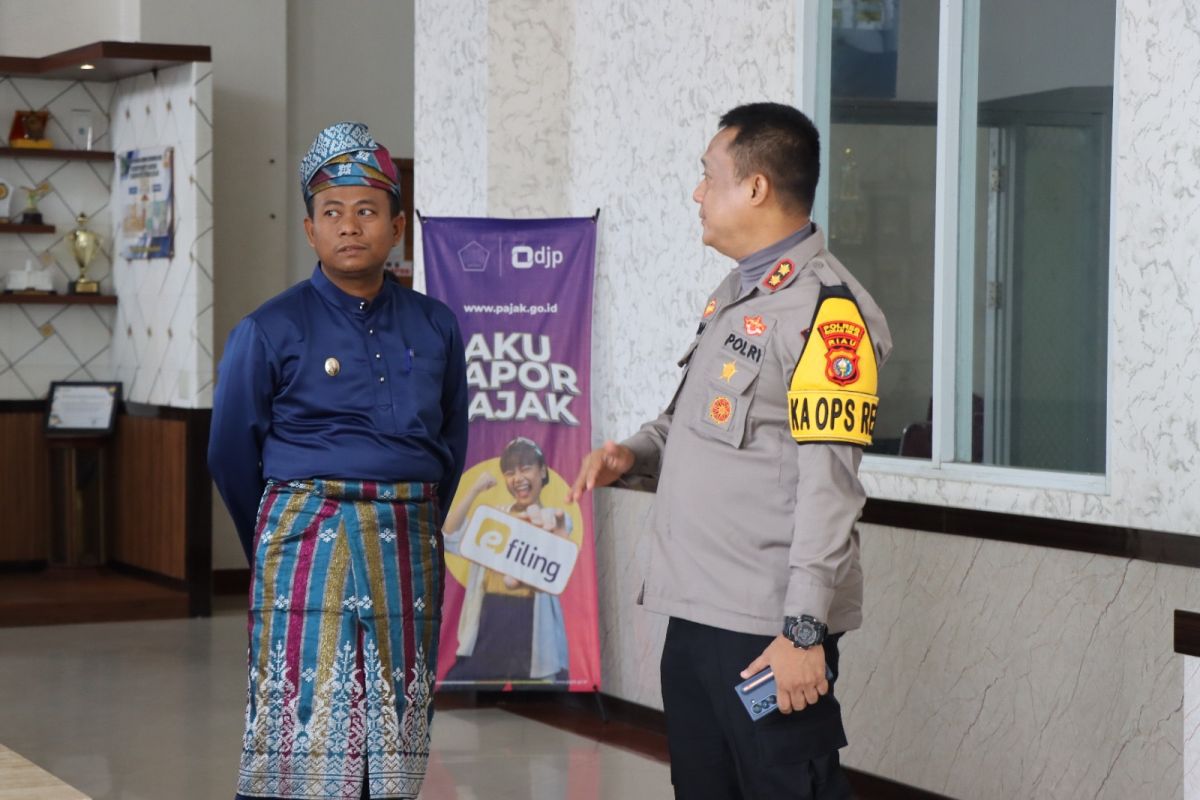 Bersama Wabup, Kapolres Rohil lakukan sistem pendinginan pasca pilkada