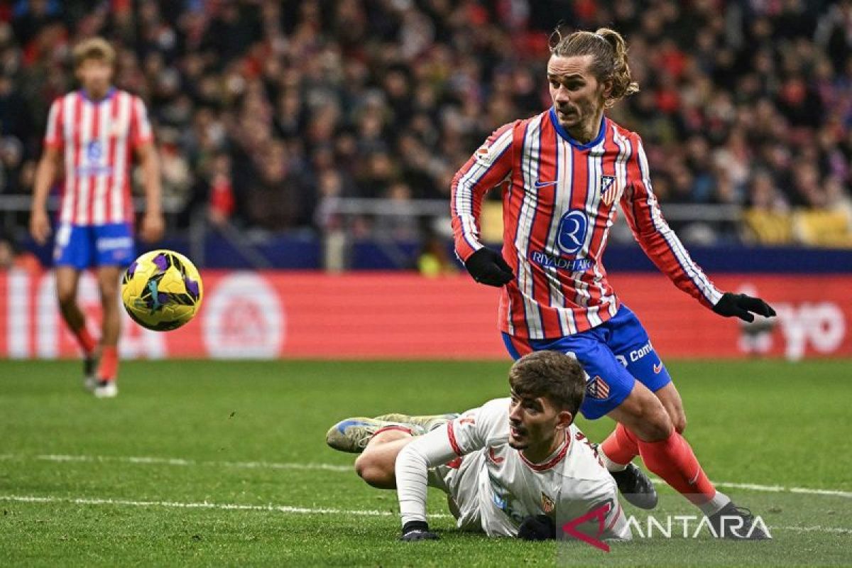 Liga Spanyol - Atletico Madrid balik kalahkan Sevilla 4-3