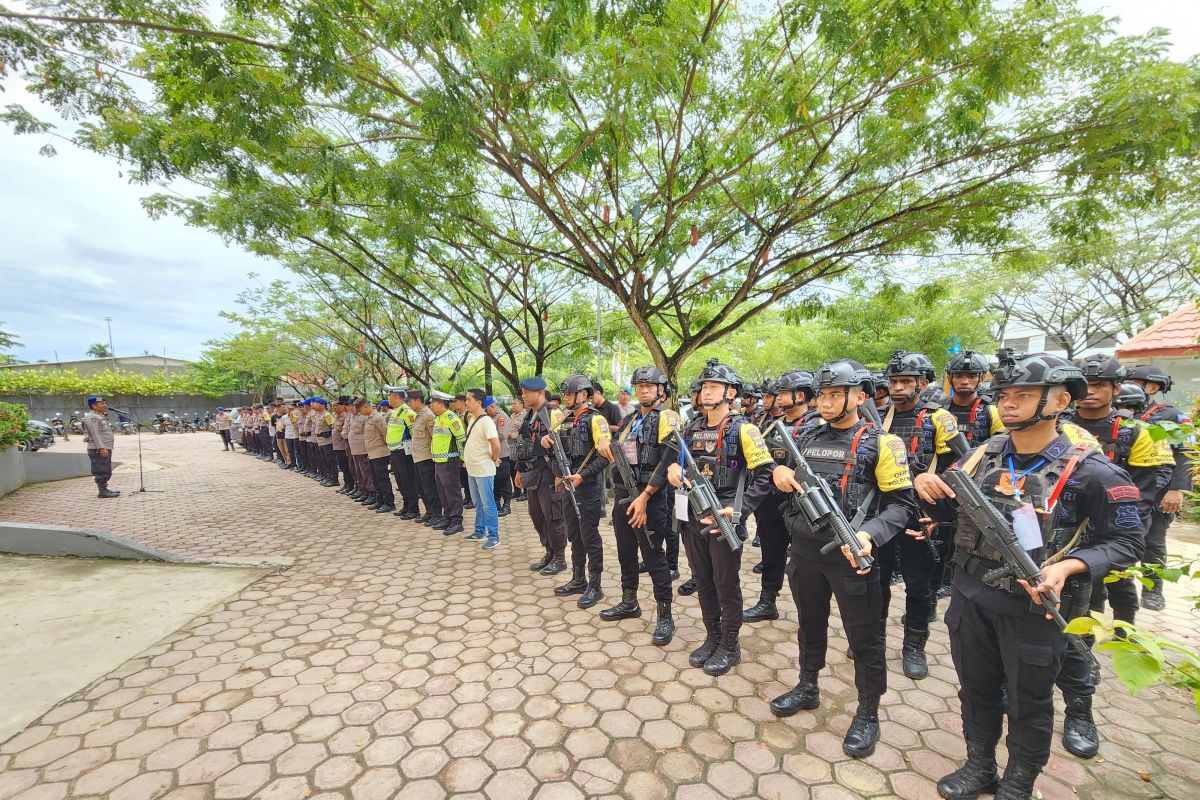 362 personel Polri amankan rapat pleno rekapitulasi KPU Papua Barat Daya