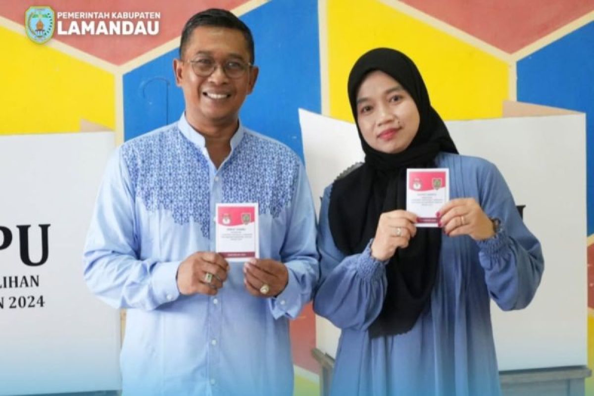 Pj Bupati Lamandau gunakan hak pilih pada Pilkada 2024