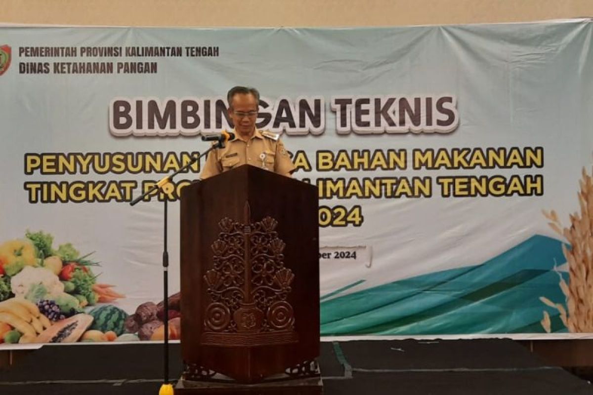 Dishanpang Kalteng gelar bimtek penyusunan neraca bahan makanan