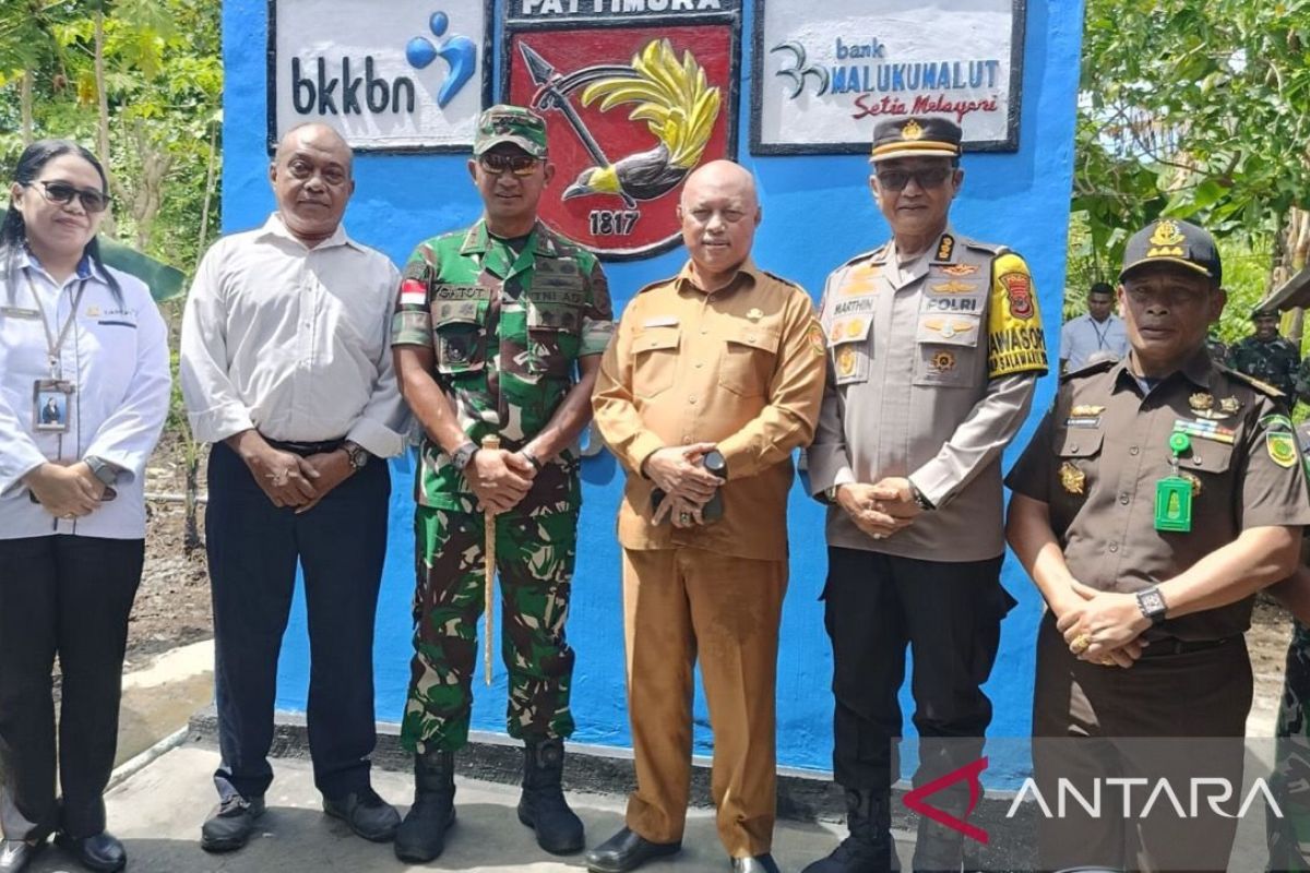 Kodam XV Pattimura membangun 36 titik air bersih di seluruh Maluku