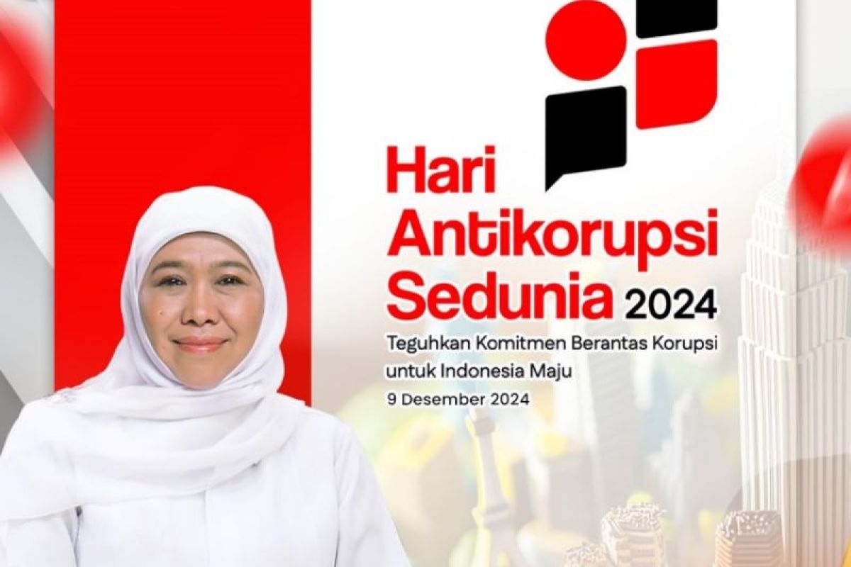 Khofifah ajak masyarakat bersatu tangkal praktik korupsi sejak dini