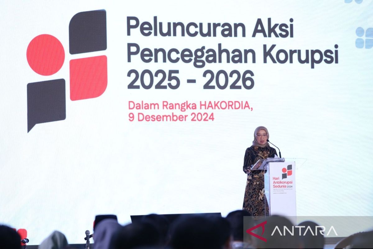 Meteri PANRB Rini Widyantini perkenalkan 15 aksi pencegahan korupsi periode 2025-2026