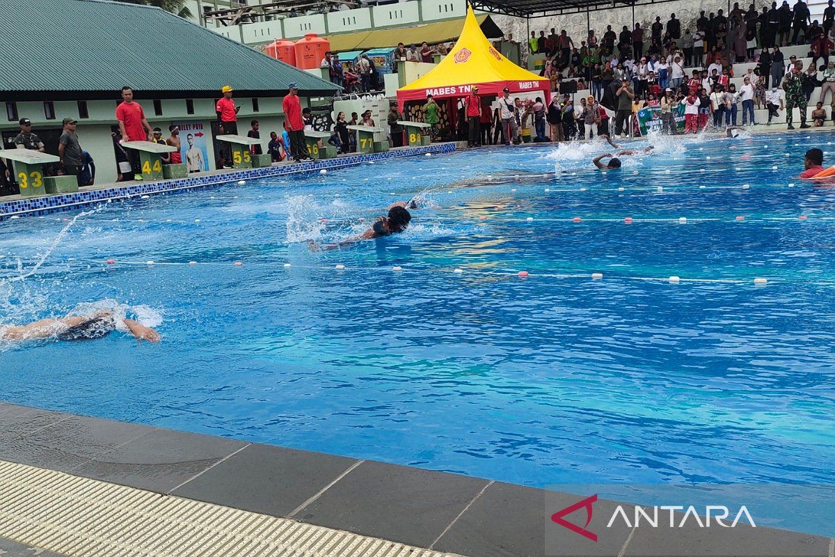 342 pelajar di Manokwari ikut lomba renang peringati HUT Kodam