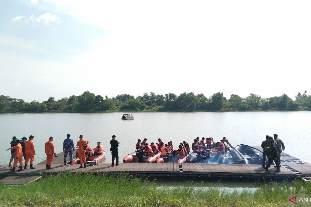 Lanal  Palembang latih 200 personel teknik penanganan bencana banjir