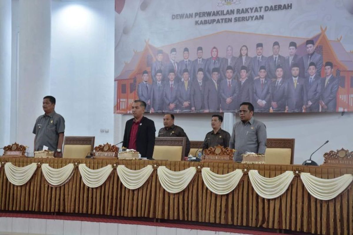 DPRD Seruyan laksanakan Paripurna Penetapan Propemperda2025