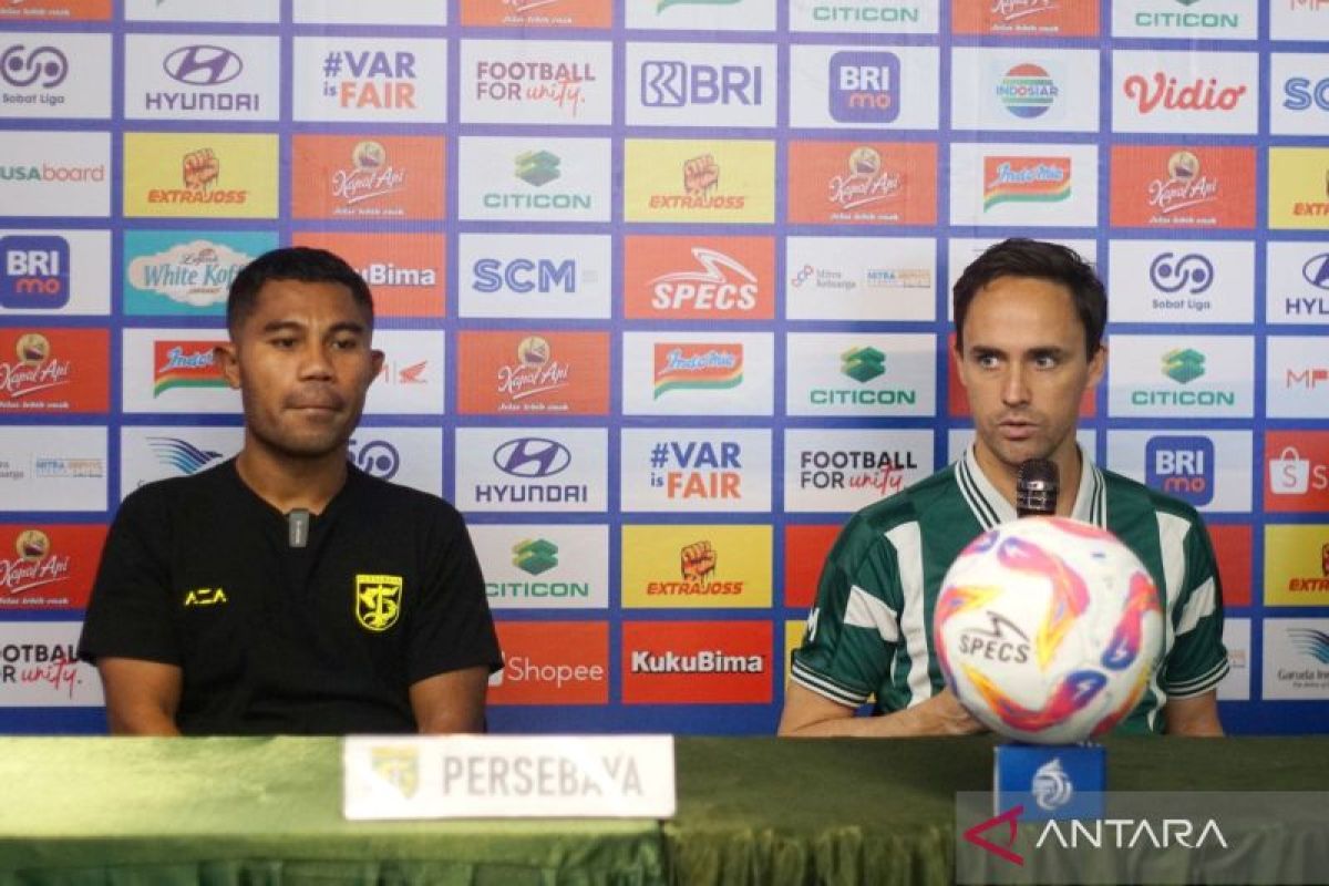 Meski Bruno absen, Persebaya bidik kemenangan lawan Persik