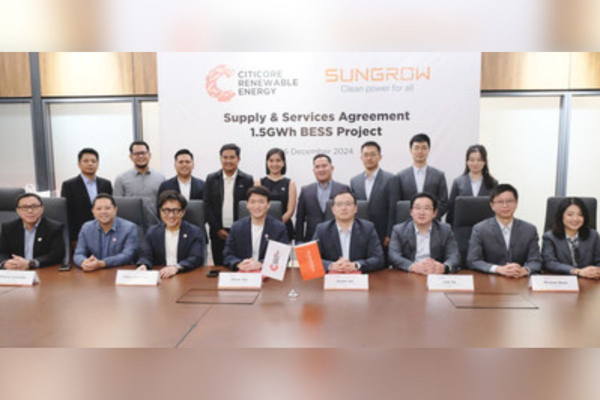 Sungrow dan CREC Resmi Berkolaborasi dalam Proyek "Battery Energy Storage" Berkapasitas 1,5 GWh di Filipina