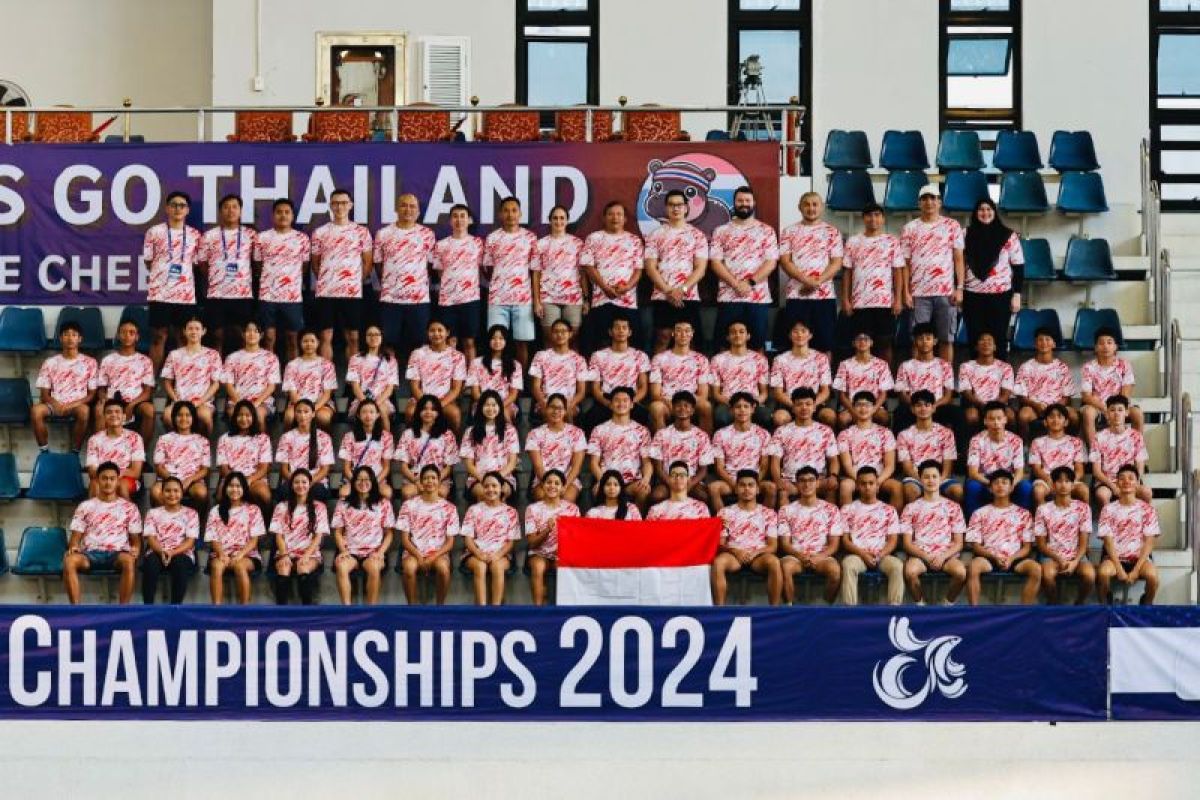 Indonesia  peringkat ketiga SEA Age Group Swimming Championships 2024