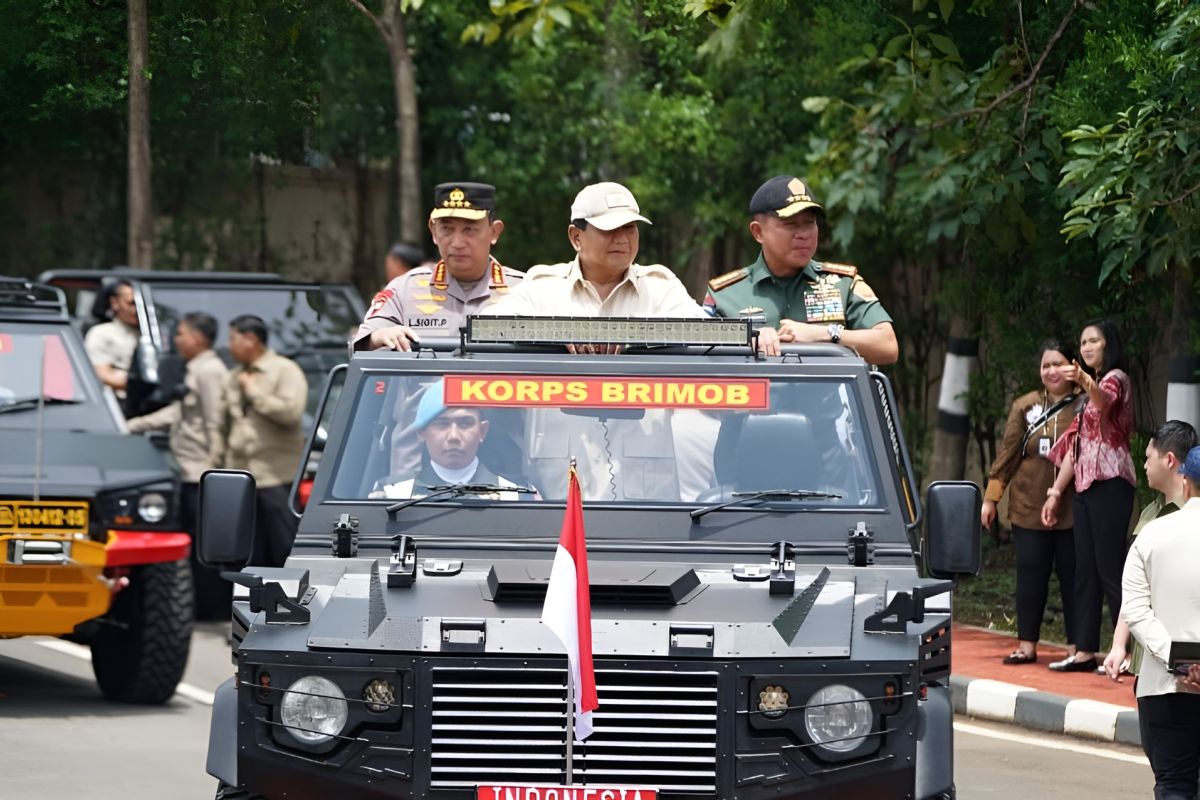 Apel Kasatwil dihadiri Prabowo, Kapolri: Suatu kehormatan