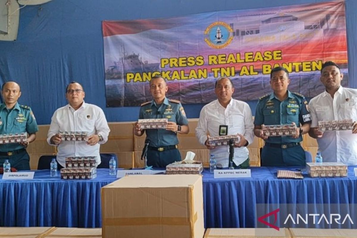 Banten gagalkan penyelundupan 6,9 juta batang rokok ilegal