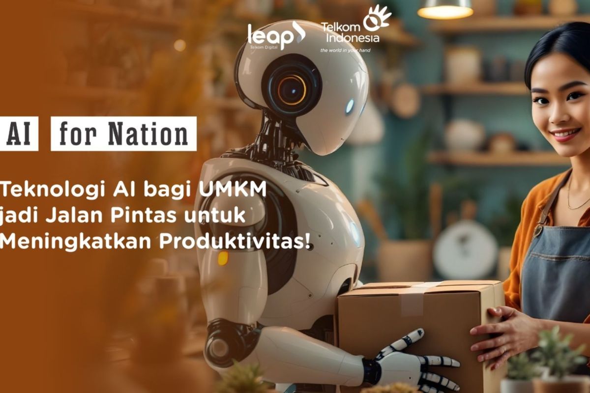 Indibiz Telkom berbasis AI membantu UMKM tingkatkan produktivitas